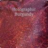 Fine Craft Glitter Holographic Burgundy 0.2mm Hex (0.008″)