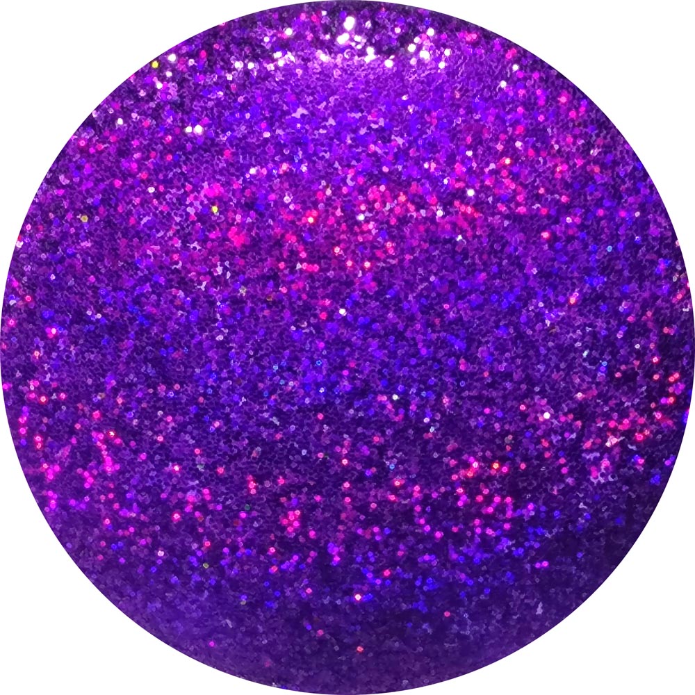 Cosmetic Holographic Purple 0.2mm Hex (0.008″)