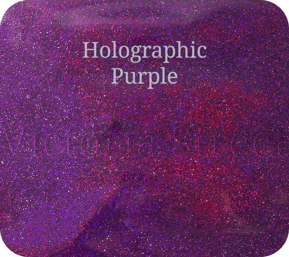 Fine Craft Glitter Holographic Purple 0.2mm Hex (0.008″)