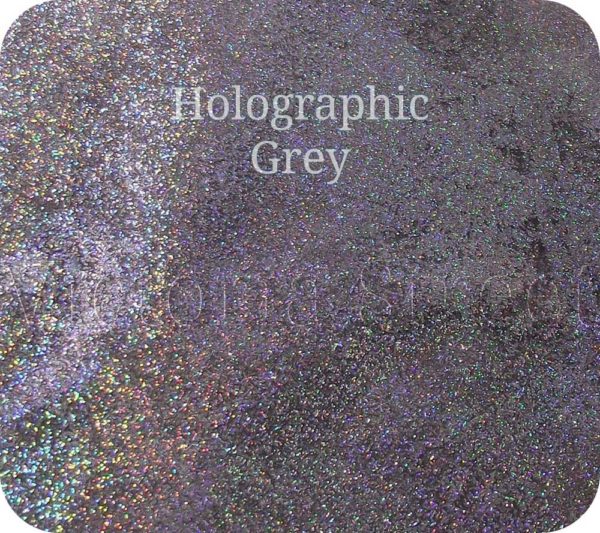 Fine Craft Glitter Holographic Grey 0.2mm Hex (0.008″)