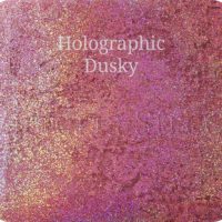 Fine Craft Glitter Holographic Dusky Pink 0.2mm Hex (0.008″)