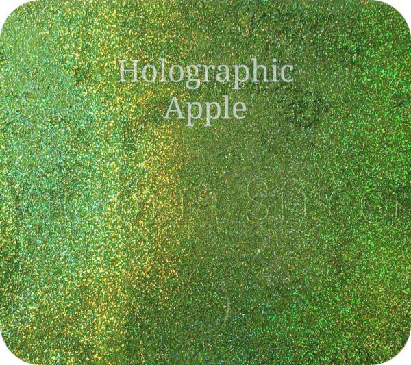 Fine Craft Glitter Holographic Apple 0.2mm Hex (0.008″)