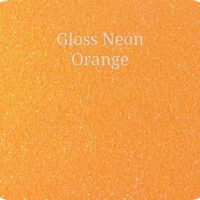 Fine Craft Glitter Gloss Neon Orange 0.2mm Hex (0.008″)