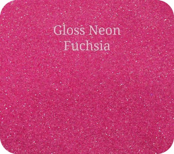 Fine Craft Glitter Gloss Neon Hot Pink 0.2mm Hex (0.008″)