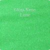 Fine Craft Glitter Gloss Neon Lime 0.2mm Hex (0.008″)