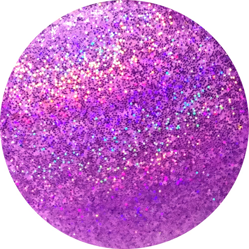 Holographic Lilac 0.2mm Hex (0.008″)