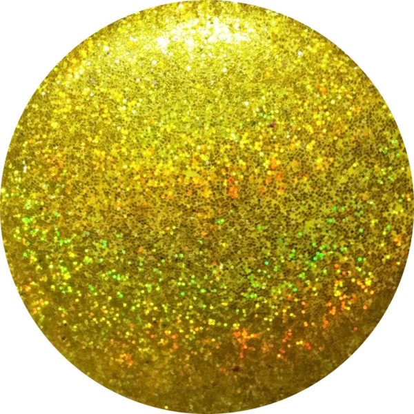 Cosmetic Holographic Gold 0.2mm Hex (0.008″)