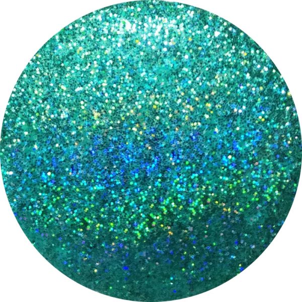 Holographic Turquoise 0.2mm Hex (0.008″)